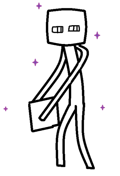 ЭНДЕРМЕН для раскрашивания