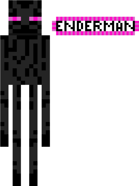 ЭНДЕРМЕН В пикселях