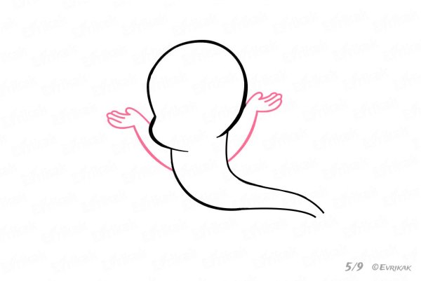 Срисовки карандашом привидения