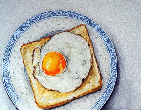 Нарисовать завтрак