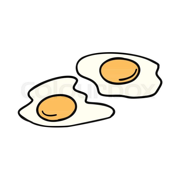 Маленькие рисунки яичница