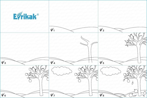 Лёгкие пейзажи карандашом