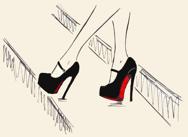 Каблуки для рисования