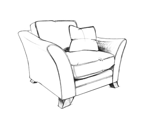 Кресло раскраска