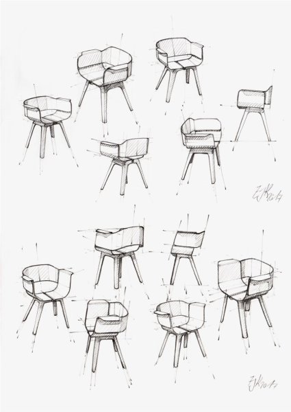 Эскиз стула