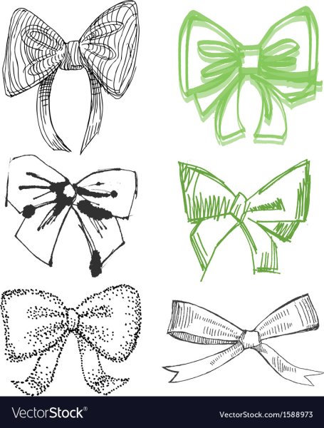 Нарисовать простой бантик