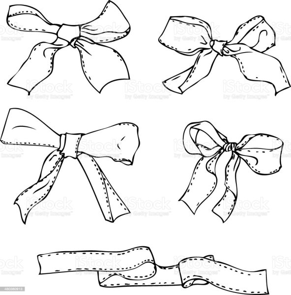 Бантик картинка для детей на прозрачном фоне