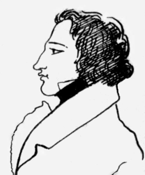 Портрет Пушкина пошагово