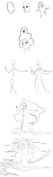 Пушкин рисунок карандашом