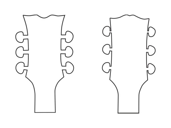 Головка грифа чертеж Gibson SG