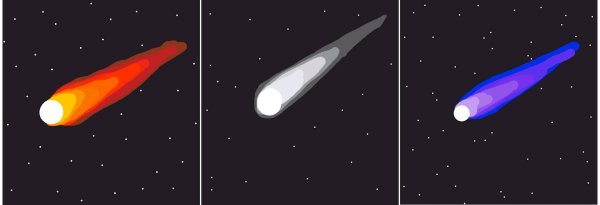 Комета рисунок