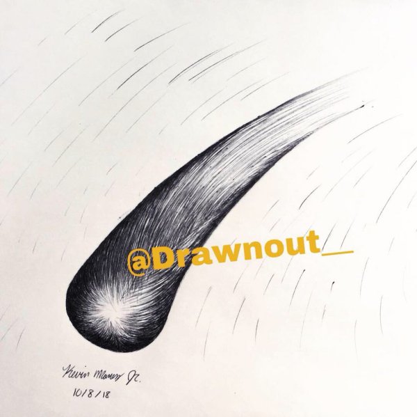 Рисунки для скетчбука кометы