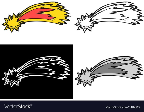 Графическое изображение кометы