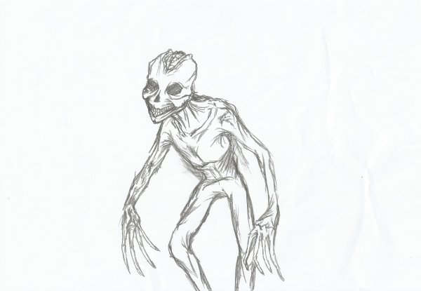 Скромник SCP 096 раскраска