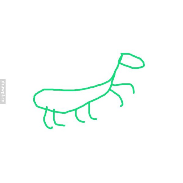 Как нарисовать богомола легко