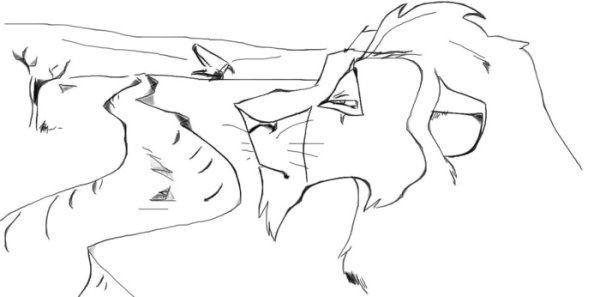 Как нарисовать шрам карандашом