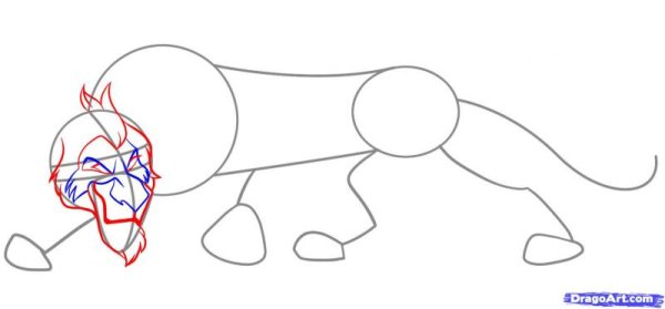 Скар Король Лев эскиз