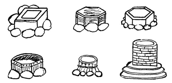 Колодец карандашом