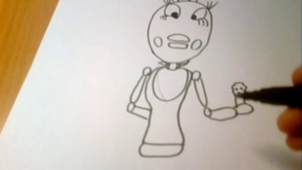 Как нарисовать той чику поэтапно