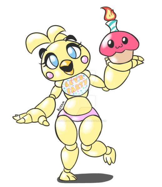 ФНАФ той чика мультяшная