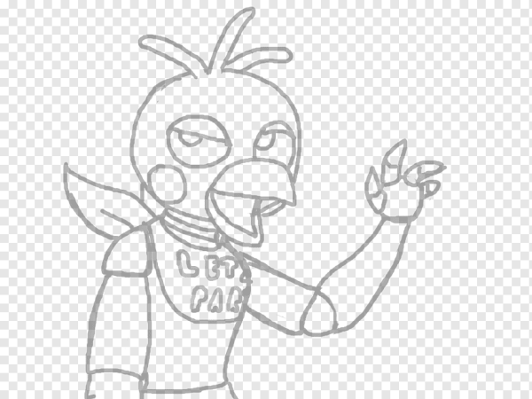 Раскраски ФНАФ той чика