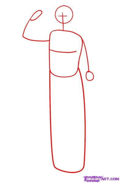 Рисунок рыцаря пошагово