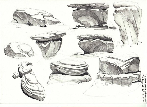 Рисунки на камнях