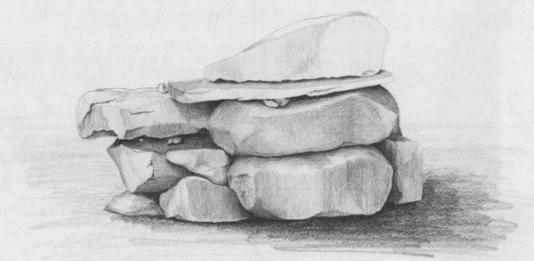 Зарисовки первоплановых элементов пейзажа