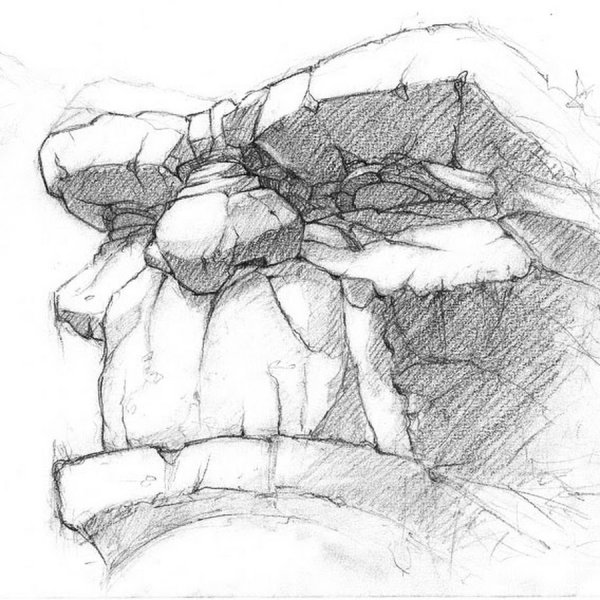 Как штриховать шар поэтапно