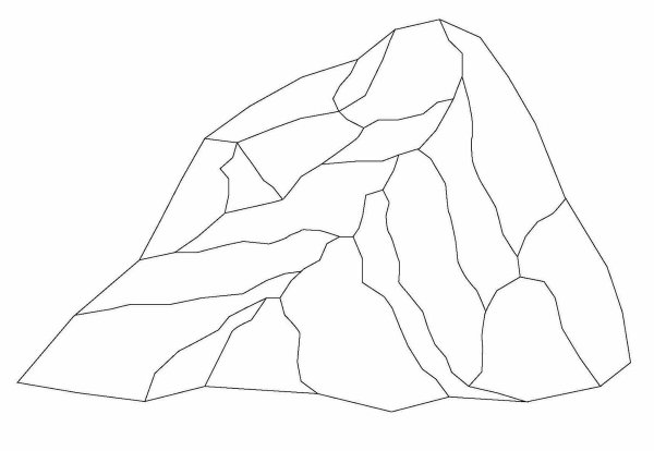 Рисование камней карандашом