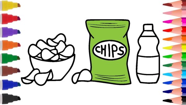 Чипсы для срисовки