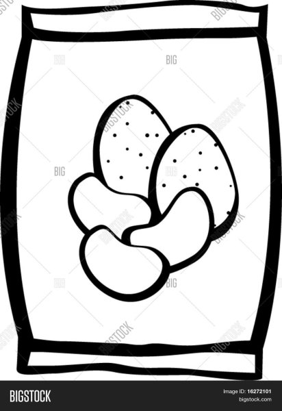 Раскраска чипсы