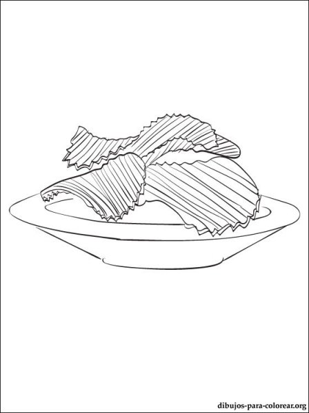 Нарисовать чипсы