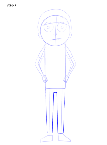 Морти карандашом