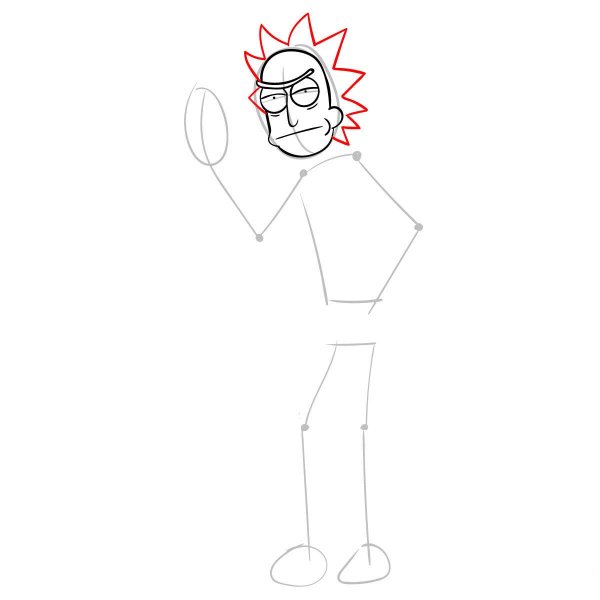 Рик и Морти поэтапно