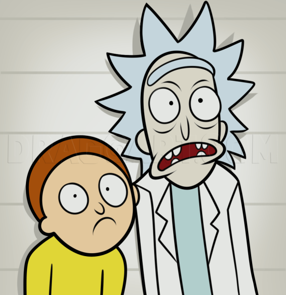 Rick and Morty для срисовки