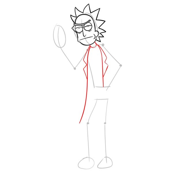 Рик и Морти рисовать поэтапно