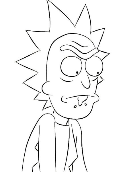 Срисовки Рика и Морти