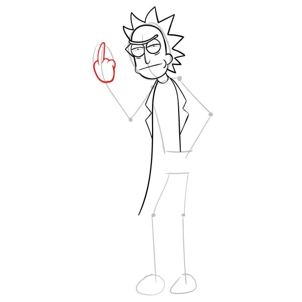 Рик и Морти рисовать поэтапно