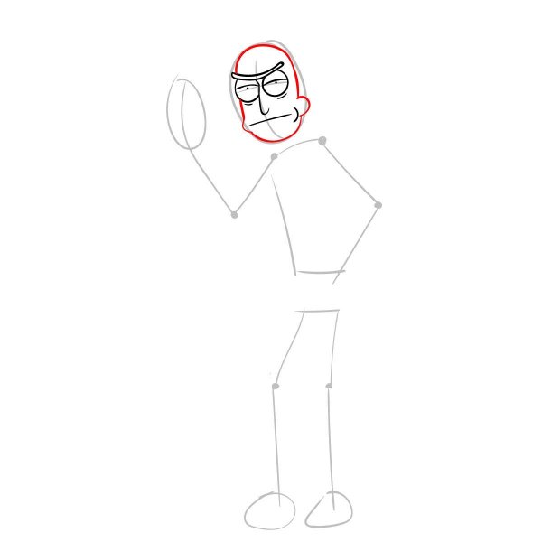 Рик и Морти рисовать поэтапно