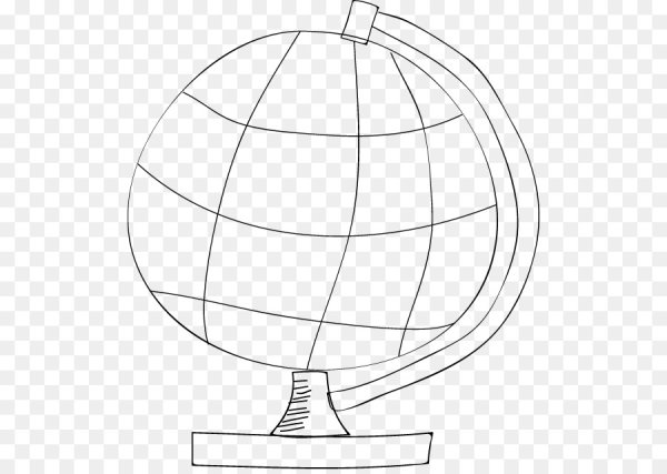 Глобус рисунок карандашом