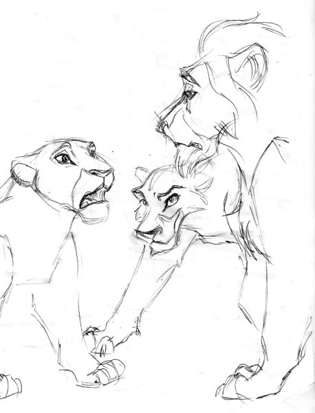 Скетч Король Лев Кову