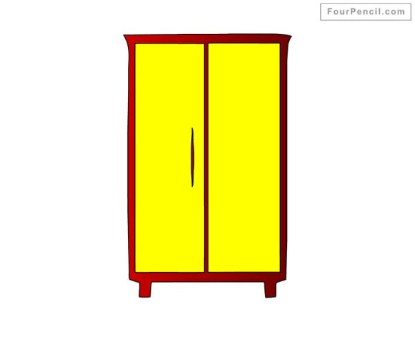 Шкаф рисунок для детей