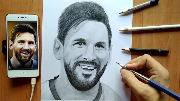 Портрет Лео Месси