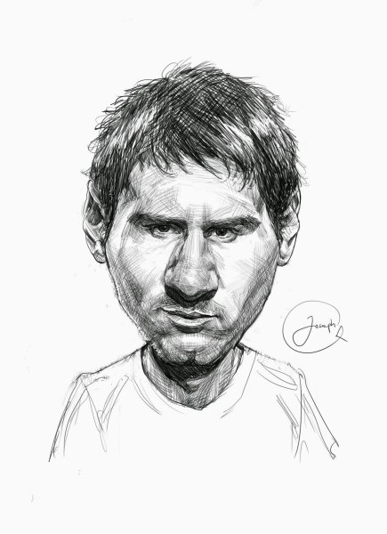 Месси рисовать поэтапно легко и просто