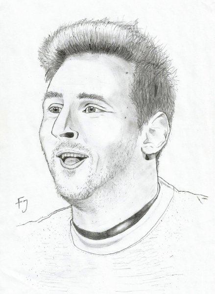 Лионель Месси портрет