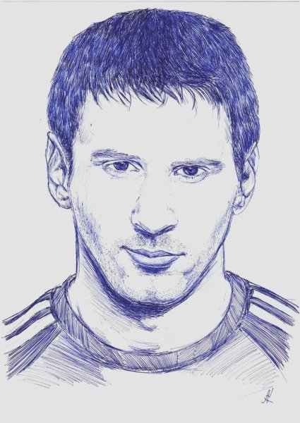 Лионель Месси портрет