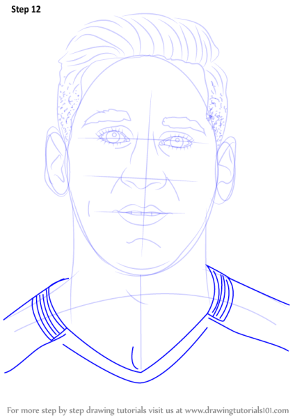 How to draw Leo Messi