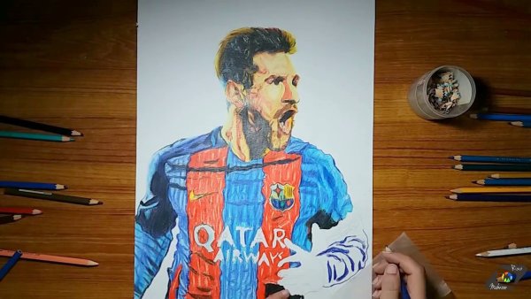 Рисунок Месси 2020