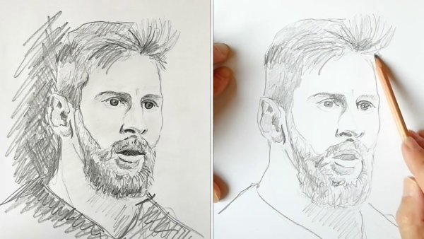 Лионель Месси раскраска